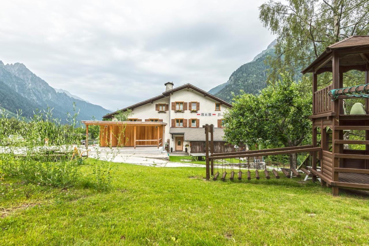 B&B Pranzaira Vicosoprano Kültér fotó